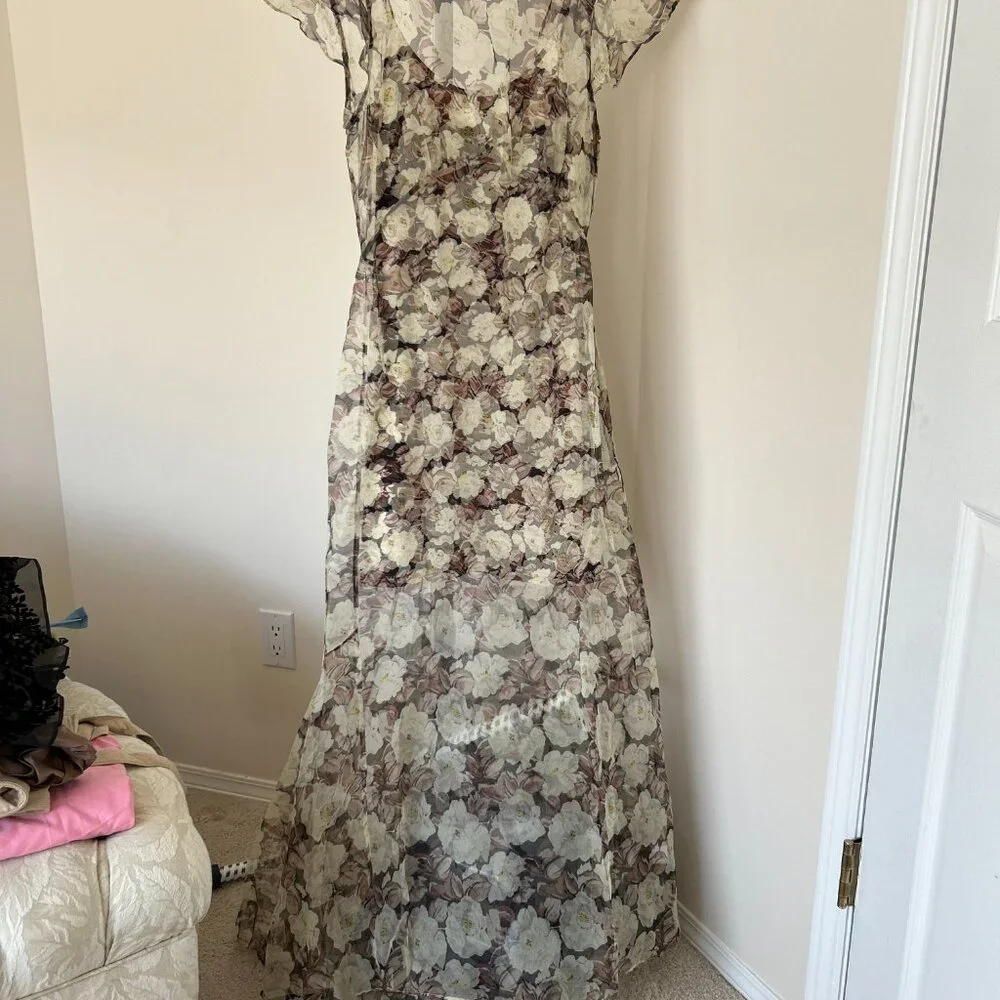 SIR Silk Maxi Dress Size US Small - Picture 2 of 9